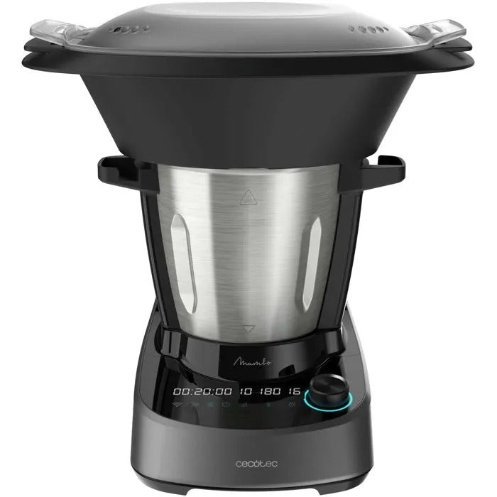 CECOTEC Food Processor 1600W 3.3 L Black Stainless Steel