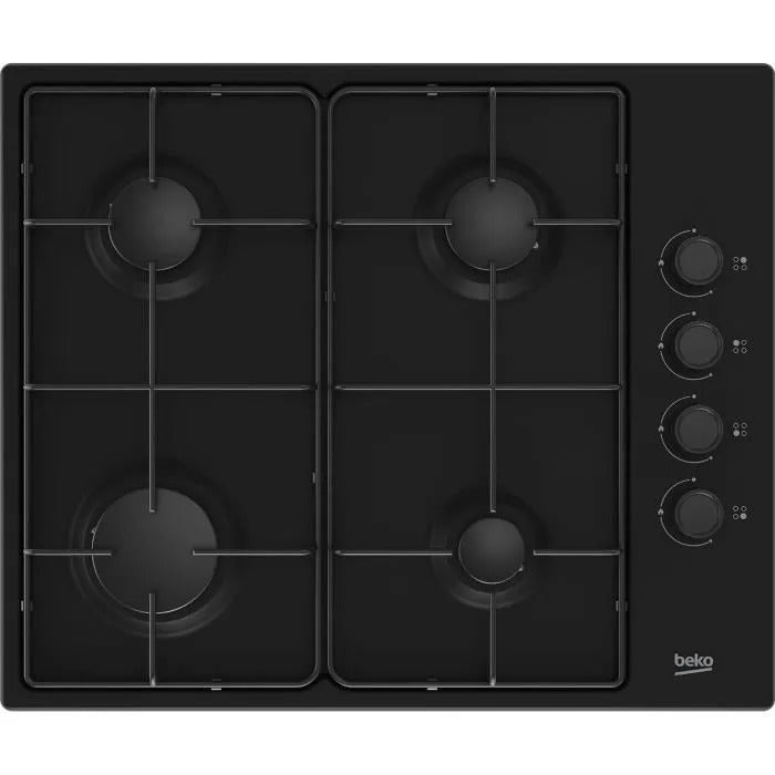 BEKO Gas Hob - 4 Burners - 60 cm - HIGG64123SB