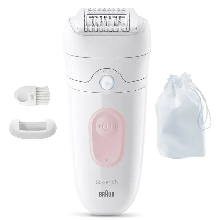 BRAUN Silk-épil 5 Electric Epilator - 28 Tweezers - White
