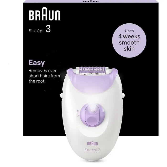 BRAUN Electric Epilator for Beauty and Well-being - 13x16x7 cm