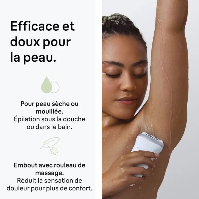 BRAUN Electric Epilator for Beauty and Well-being - 13x22x8 cm