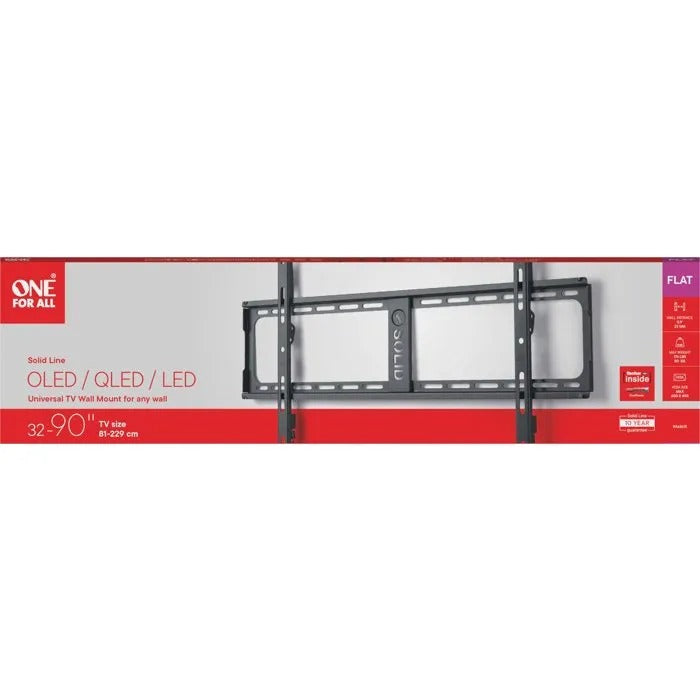 One for All 90'' TV Wall Mount Solid FLAT - WM4615