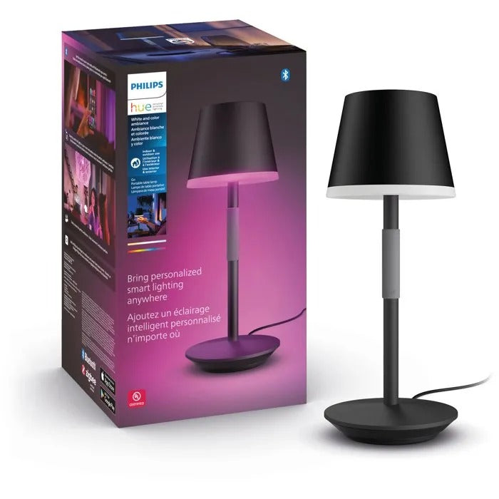 Philips Hue White and Colour Ambience Hue Go Portable Table Lamp 8763841
