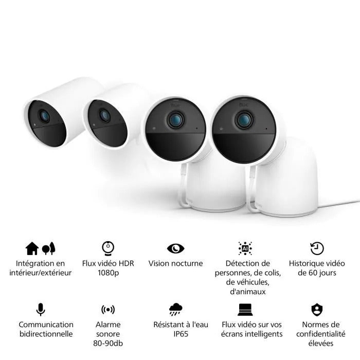 PHILIPS HUE IP Camera - Home Security - 14x18x15 cm - 1020 g