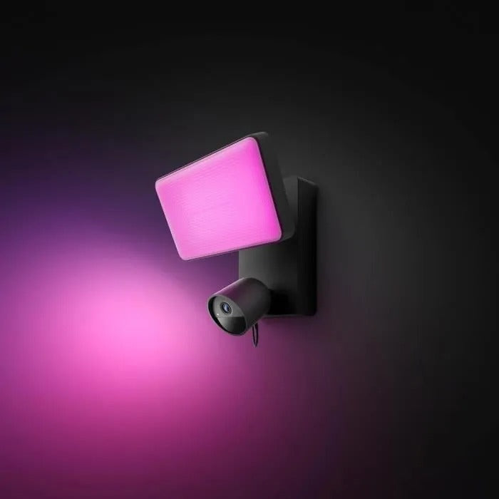 Philips Hue Projector with Integrated Outdoor Smart Security Camera - 1080P, Two-Way Audio