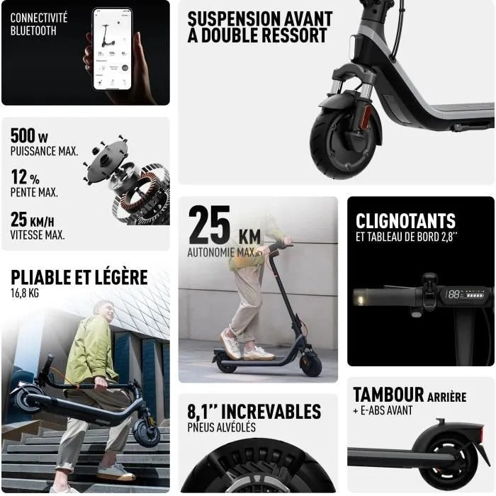 SEGWAY Electric Scooter - 113x29x47 cm - 19250 g