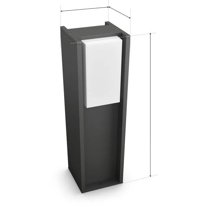 PHILIPS HUE Garden Lamp Post - Outdoor Lighting - 44 cm Length - 1960 g