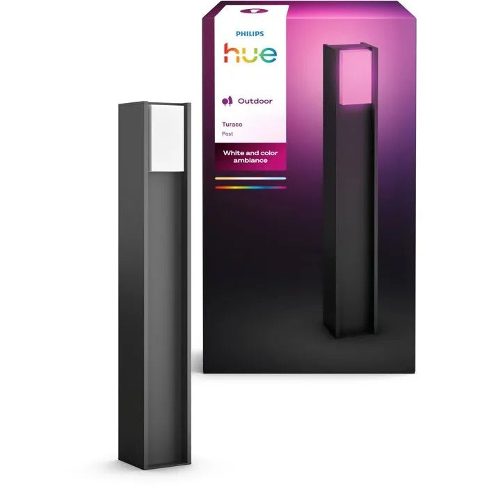 PHILIPS HUE Garden Lamp Post - Outdoor Lighting - 81 cm Length - 3500 g