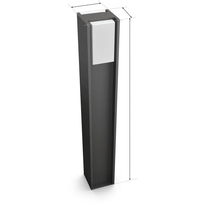 PHILIPS HUE Garden Lamp Post - Outdoor Lighting - 81 cm Length - 3500 g