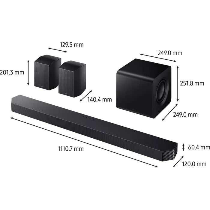 SAMSUNG Soundbar - 72 cm x 41 cm x 30 cm - 19890 g