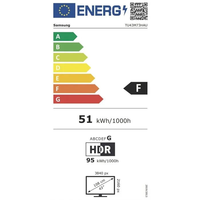 SAMSUNG LED TV - 106x64x12 cm - 9110 g