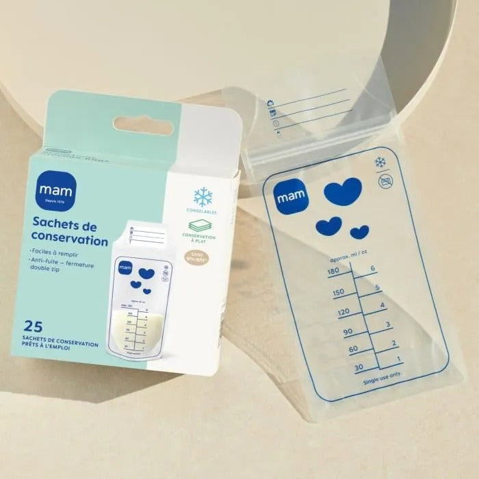 MAM Breast Milk Storage Box - Storage Bag 13x14x10 cm 158 g