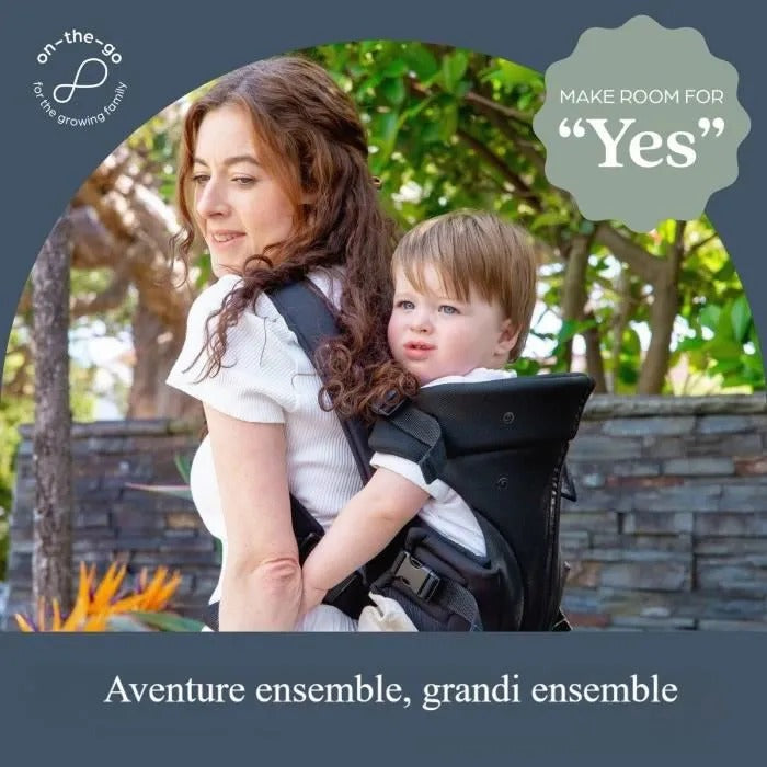 DREAMBABY Adjustable 3-in-1 Baby Carrier - JOURNEY - Black - Up to 15 kg