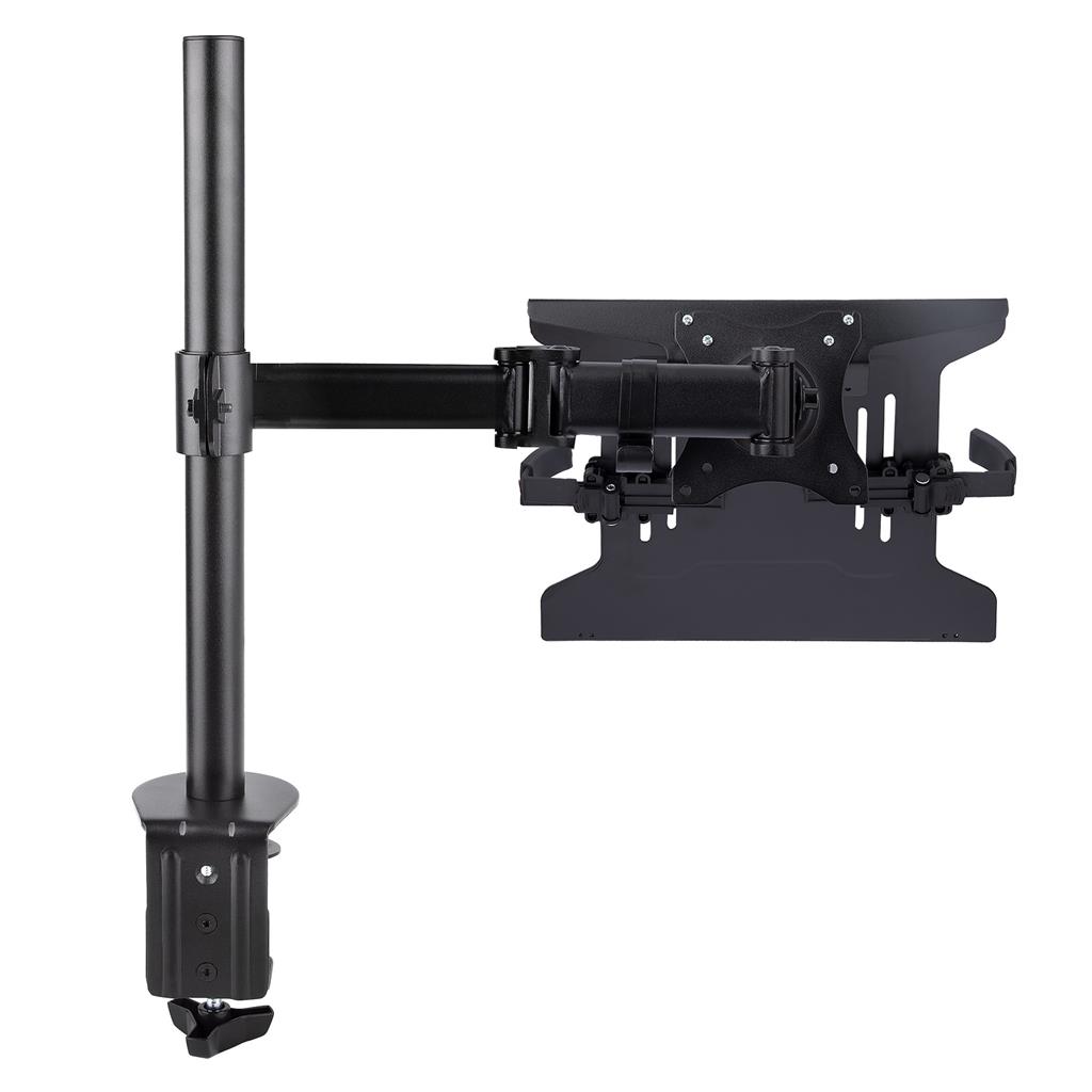 StarTech.com Monitor and Laptop Mount - Monitor Arm/Notebook Arm with Desk Mount - Up to 34" (8 kg) Monitors and 4.5 kg Laptops -