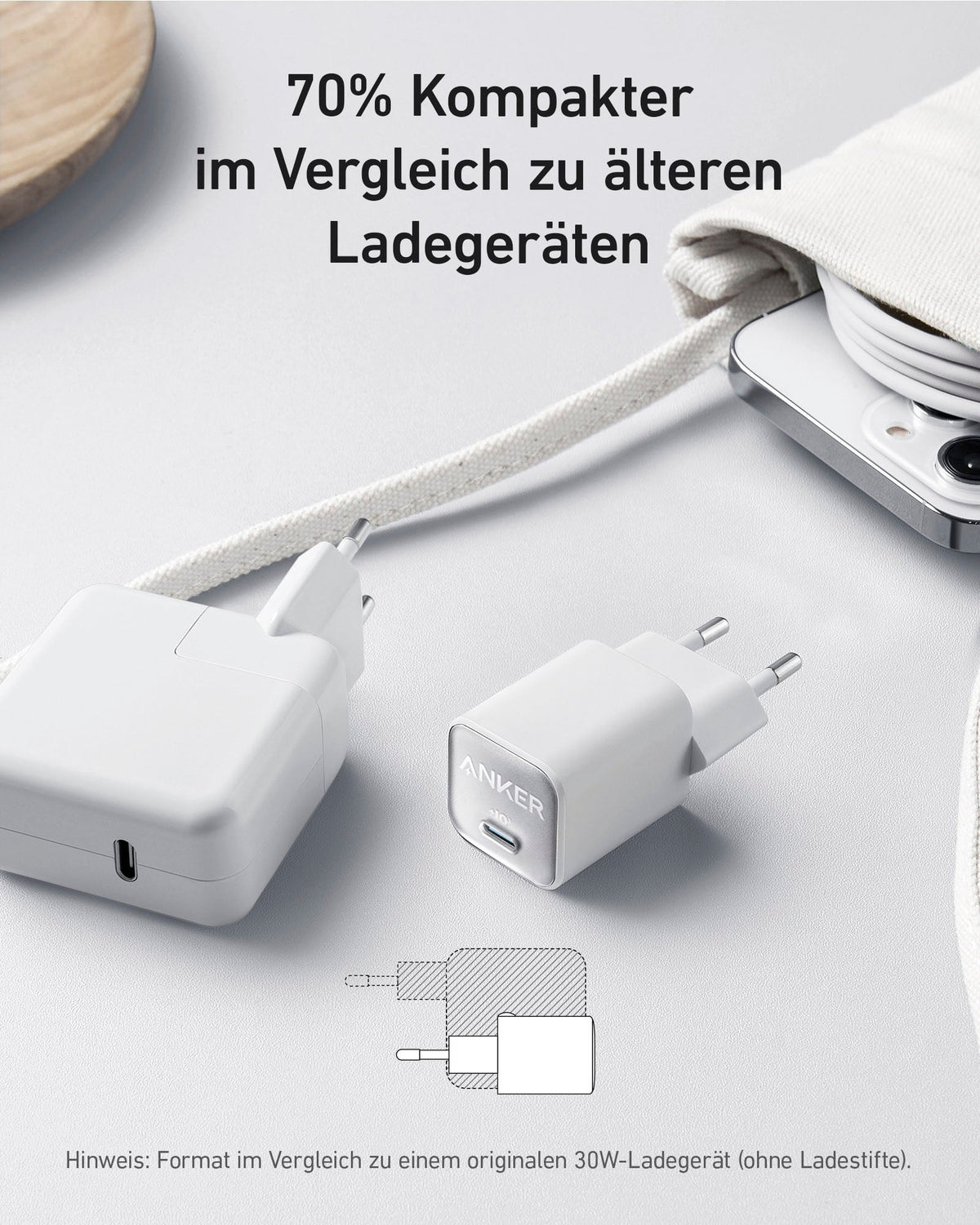 ANKER 511 Nano III 30W Charger EU (A2147G21)