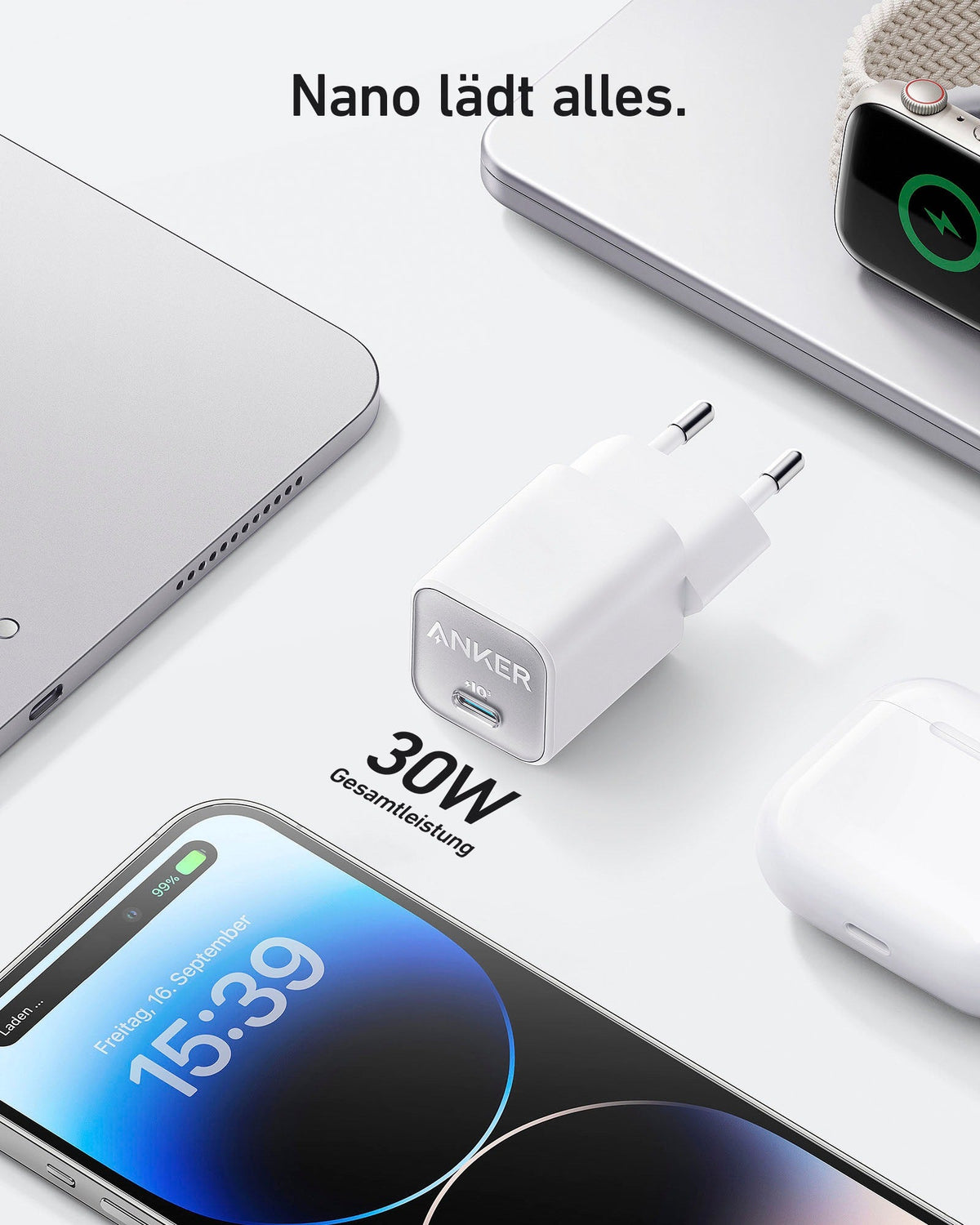 ANKER 511 Nano III 30W Charger EU (A2147G21)