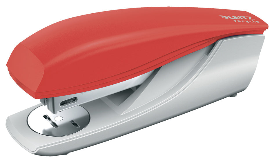 Leitz NeXXt Stapler, 30 Sheets, Red, Metal & Plastic, 80 g/m² (5604-00-25) 100x 140x