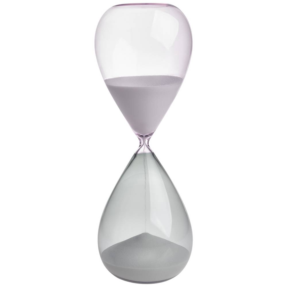 TFA Dostmann Hourglass Grey, Pink Analog (18.6011.02.40)