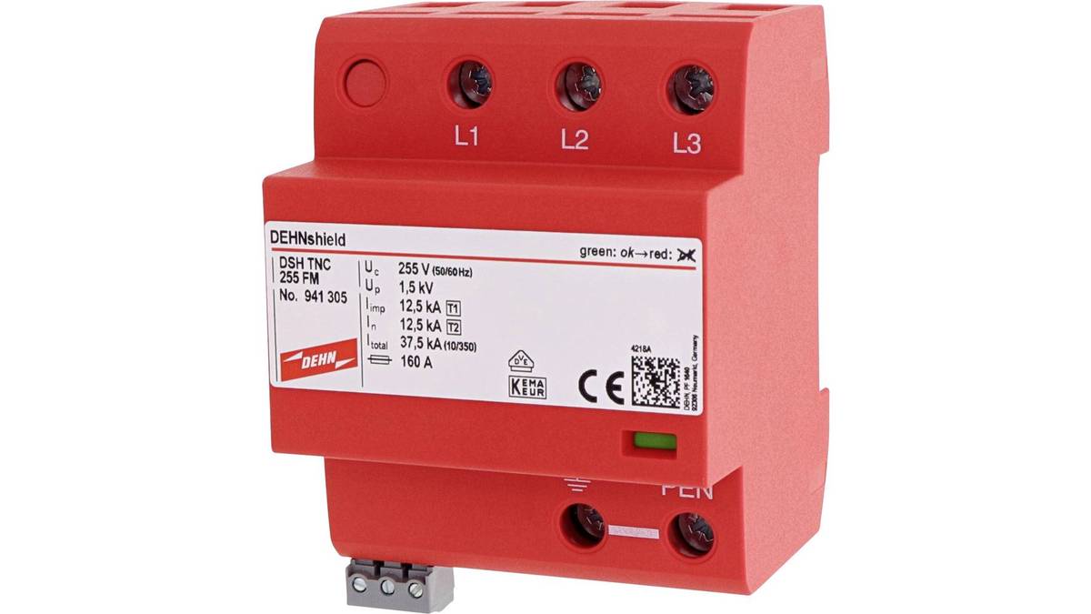 Dehn 900385 DVA EMOB 3P 255 FM Combi-disconnector 230/400V 50/60Hz (900385)