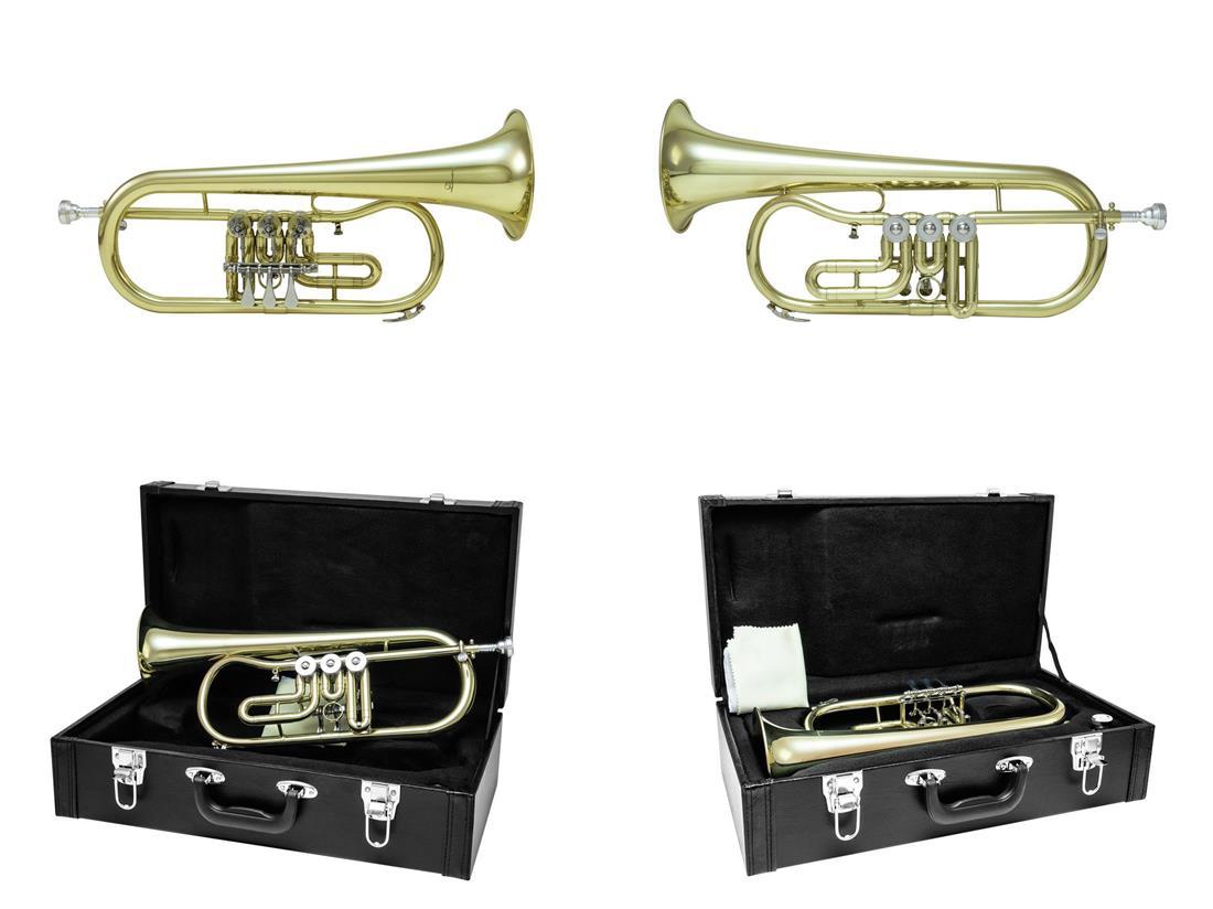 DIMAVERY FH-310D B-flat Flugelhorn Rotary Valve (26503665)