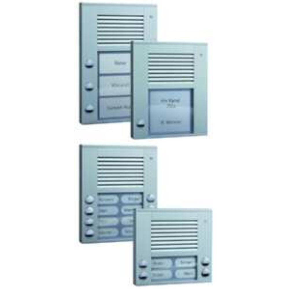Audio Outdoor Station PES08-EN/04 8 Buttons 2 Rows AP Silver