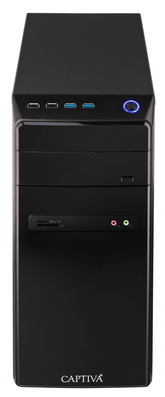 Captiva B6I 23V1 i5-12400 Intel® Core™ i5 16 GB DDR4-SDRAM 500 GB SSD Windows 11 Home PC black (71125)
