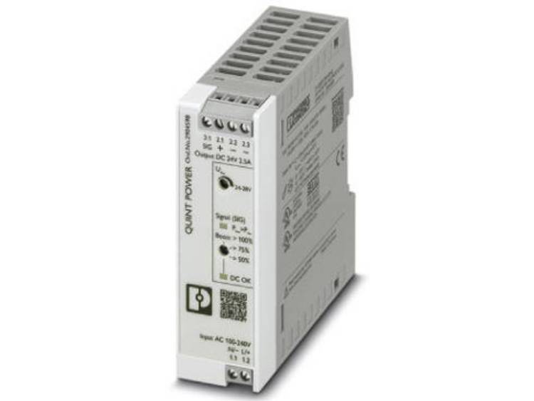 Phoenix Contact QUINT POWER DIN Rail Power Supply 24V DC 2.5A 2904598