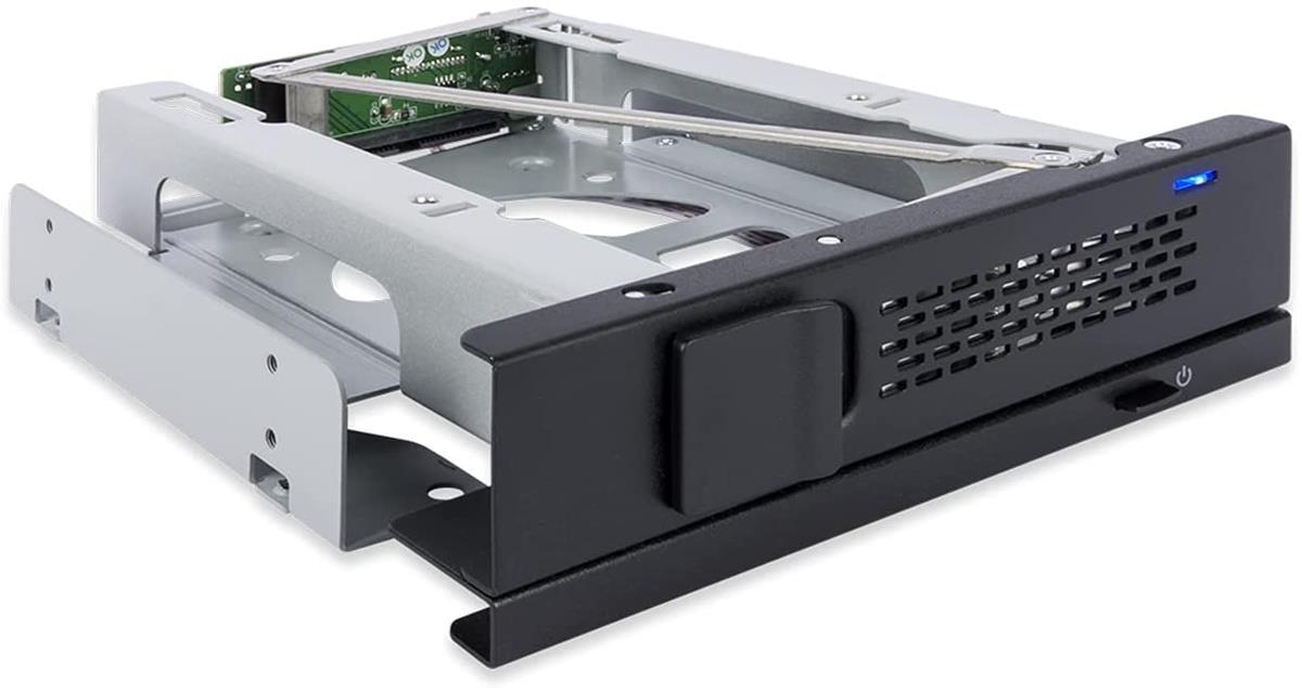 We-Ra ICY DOCK 1x 3.5" SATA in 1x 5.25" Bay Mobile Rack Fan MB171SP-1B