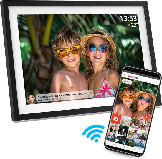 Denver Frameo PFF-1016 Digital Picture Frame 10.1" 16GB Black