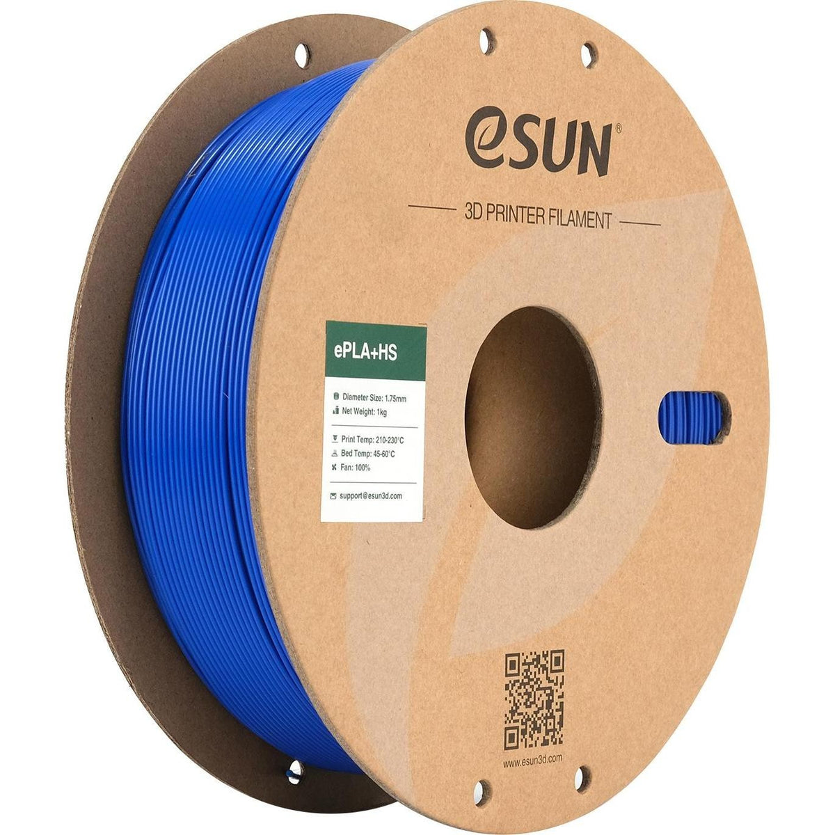 eSUN ePLA+HS 1.75 mm Blue 1 kg 3D Filament (ePLAP175U1)