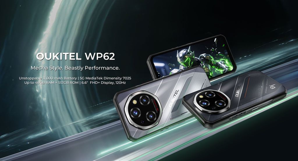 OUKITEL WP62 5 G 6.6" 12/512GB Black | Smartphone